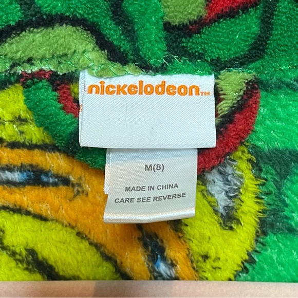 Nickelodeon TMNT Teenage Mutant Ninja Turtles Boys Pajama Robe Size Medium 8 - Picture 3 of 3